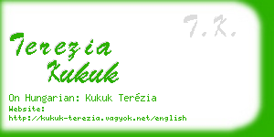 terezia kukuk business card